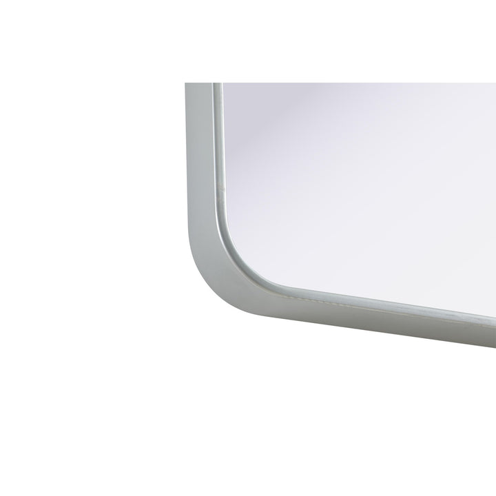Contour Metal Rectangle Mirror 24X36 In Silver - View 6 - Joshua Marshal
