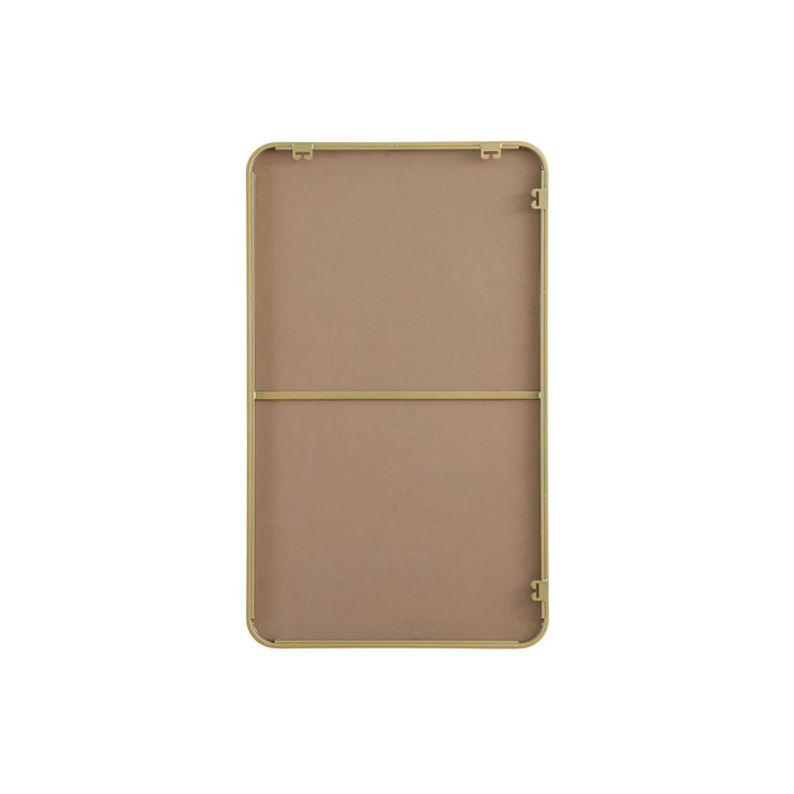 Contour Metal Rectangle Mirror 24X40 In Brass - View 6 - Joshua Marshal