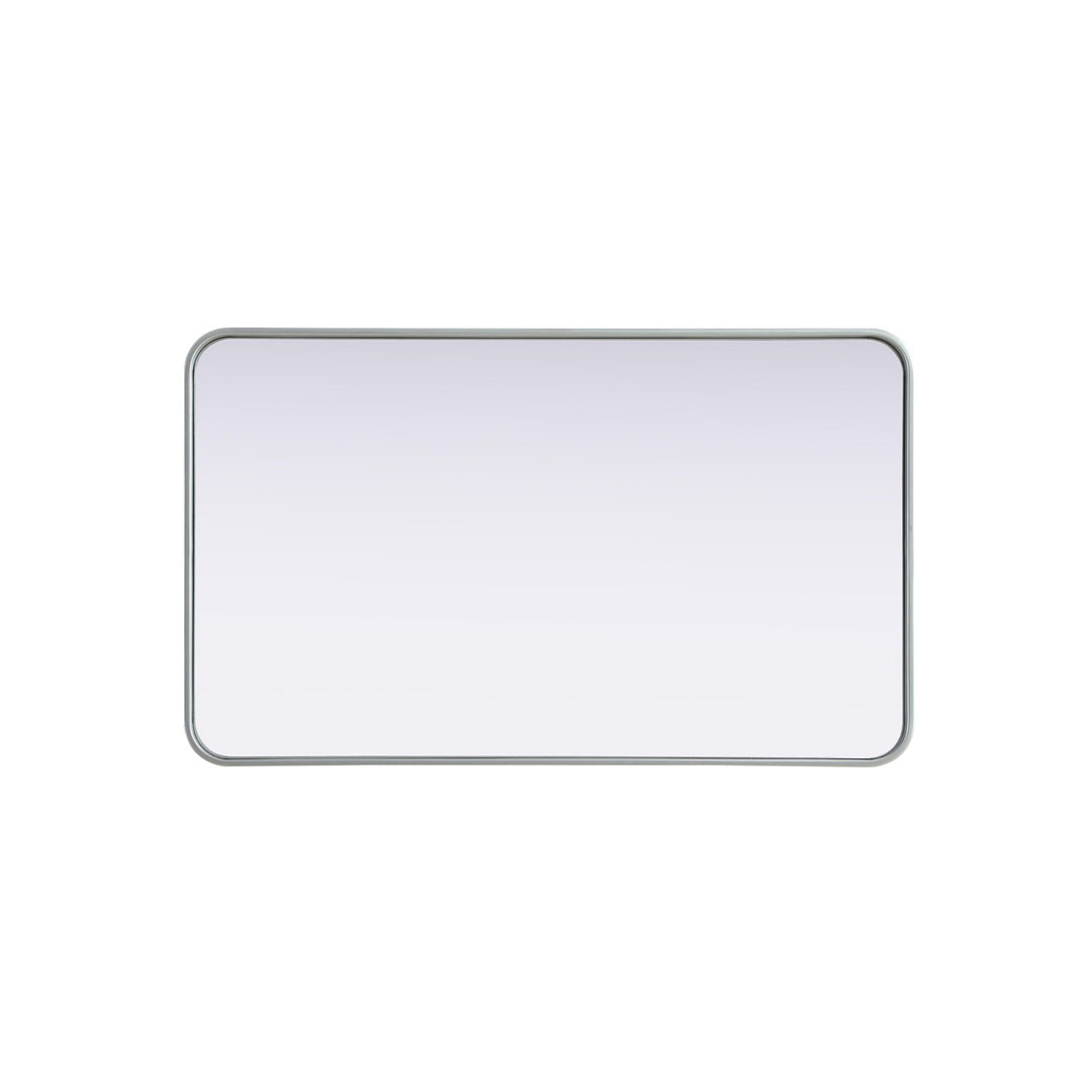 Contour Metal Rectangle Mirror 24X40 In Silver - View 5 - Joshua Marshal