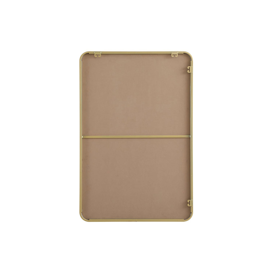 Contour Metal Rectangle Mirror 28X42 In Brass - View 6 - Joshua Marshal