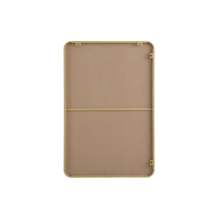 Contour Metal Rectangle Mirror 28X42 In Brass - View 6 - Joshua Marshal