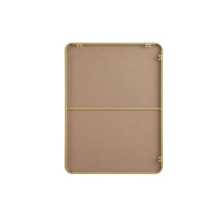 Contour Metal Rectangle Mirror 30X40 In Brass - View 6 - Joshua Marshal