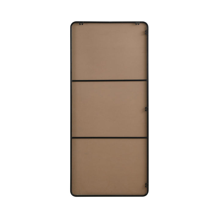 Contour Metal Rectangle Mirror 32X72 In Black - View 6 - Joshua Marshal