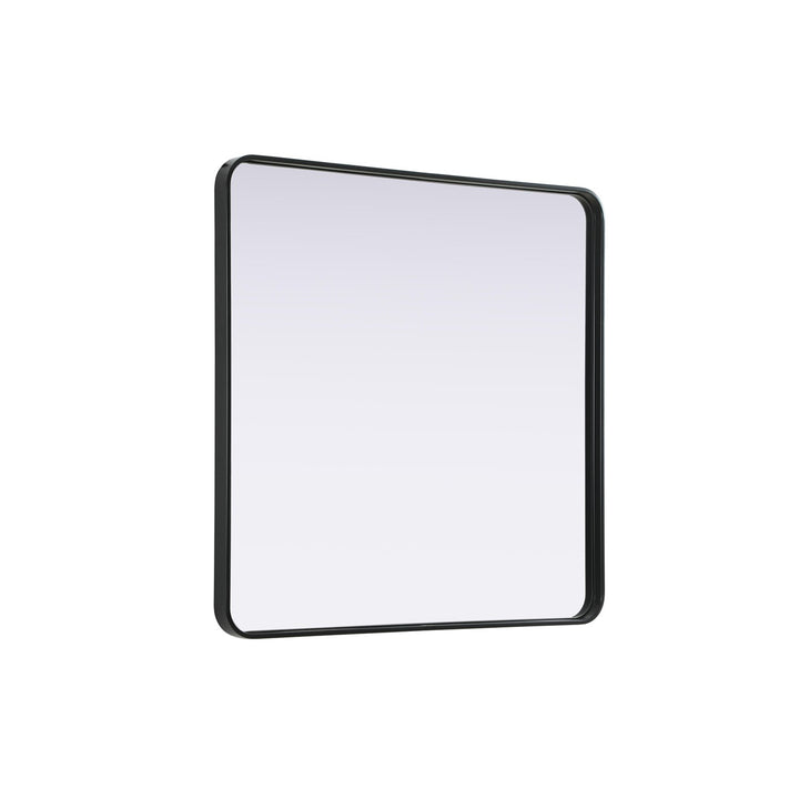 Contour Metal Rectangle Mirror 36X36 In Black - View 4 - Joshua Marshal