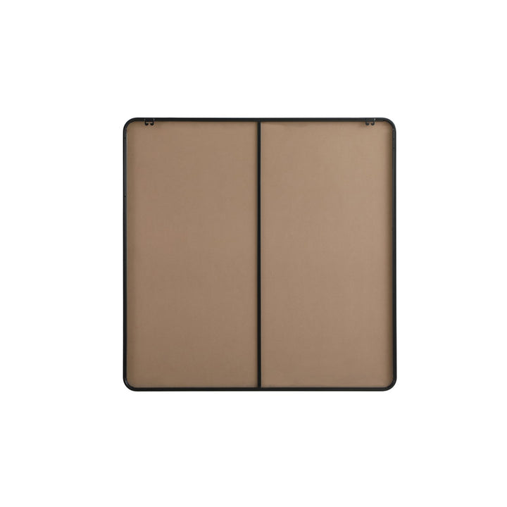 Contour Metal Square Mirror 48X48 In Black - View 5 - Joshua Marshal