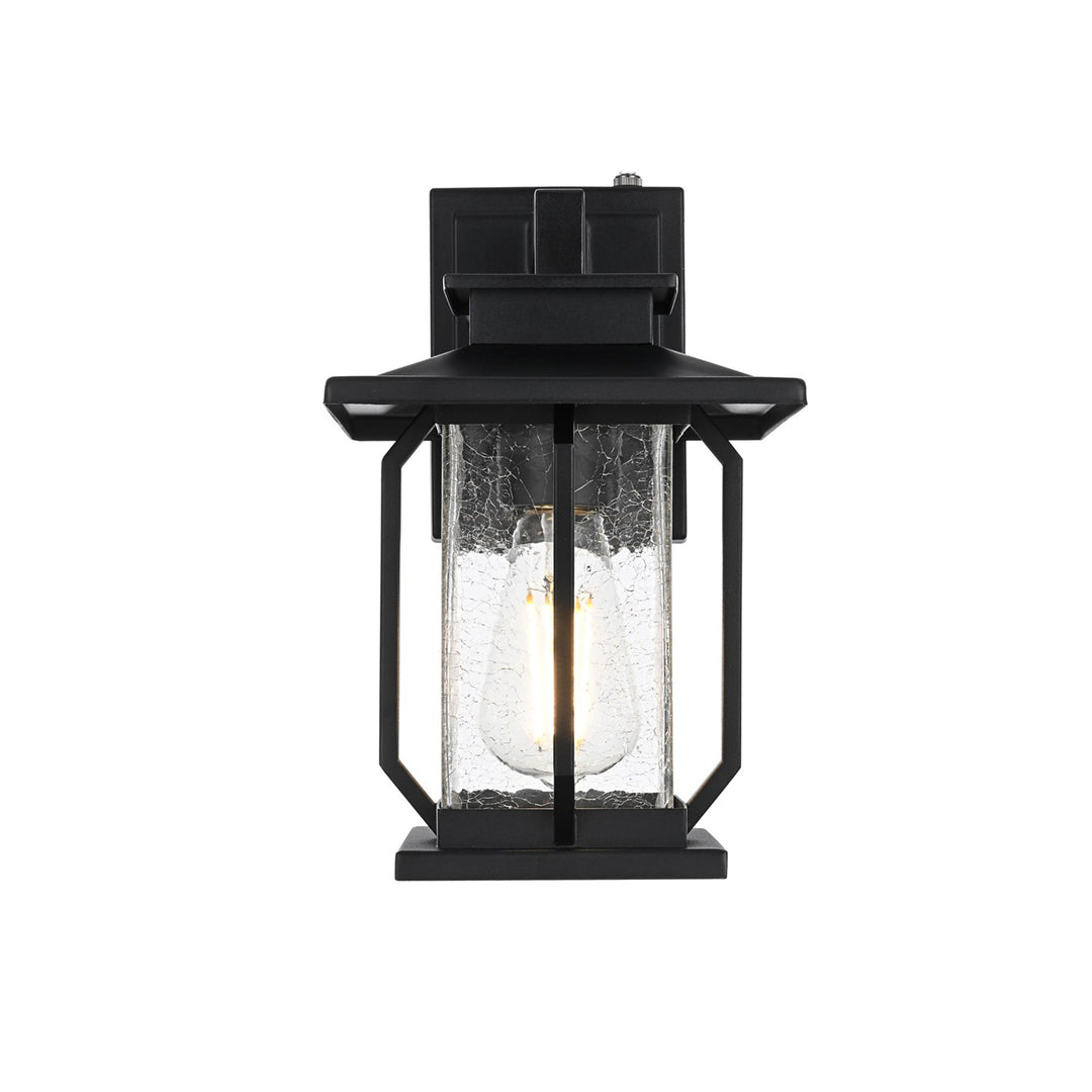 7 Inch Outdoor Wall Sconce in Black - View 3 - Joshua Marshal