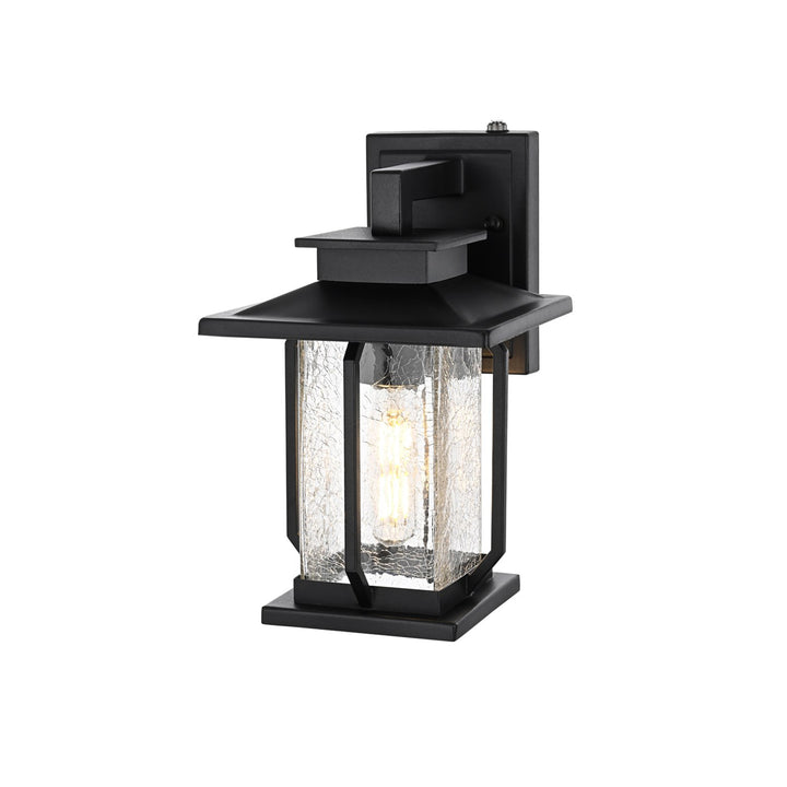 7 Inch Outdoor Wall Sconce in Black - View 4 - Joshua Marshal