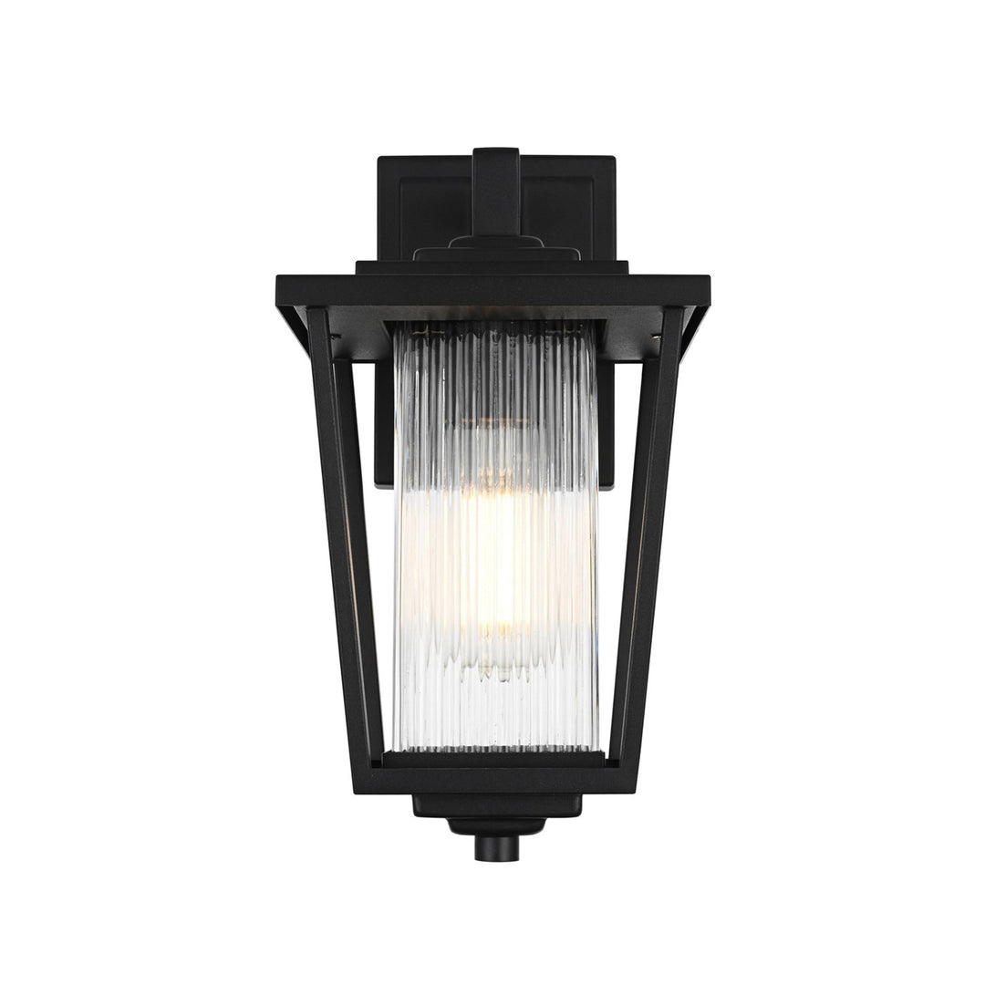 6.5 Inch Outdoor Wall Sconce in Black - View 3 - Joshua Marshal