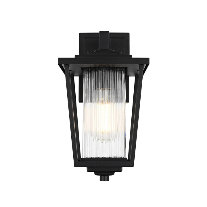 6.5 Inch Outdoor Wall Sconce in Black - View 3 - Joshua Marshal