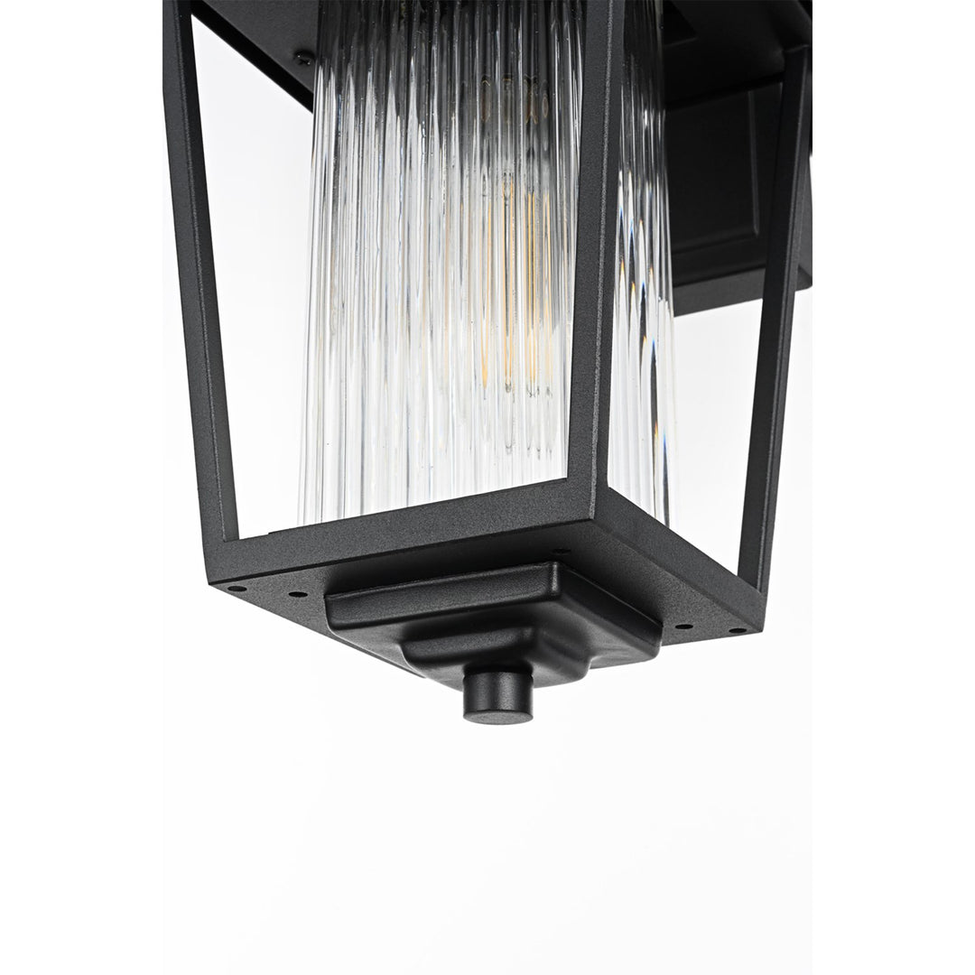 6.5 Inch Outdoor Wall Sconce in Black - View 6 - Joshua Marshal
