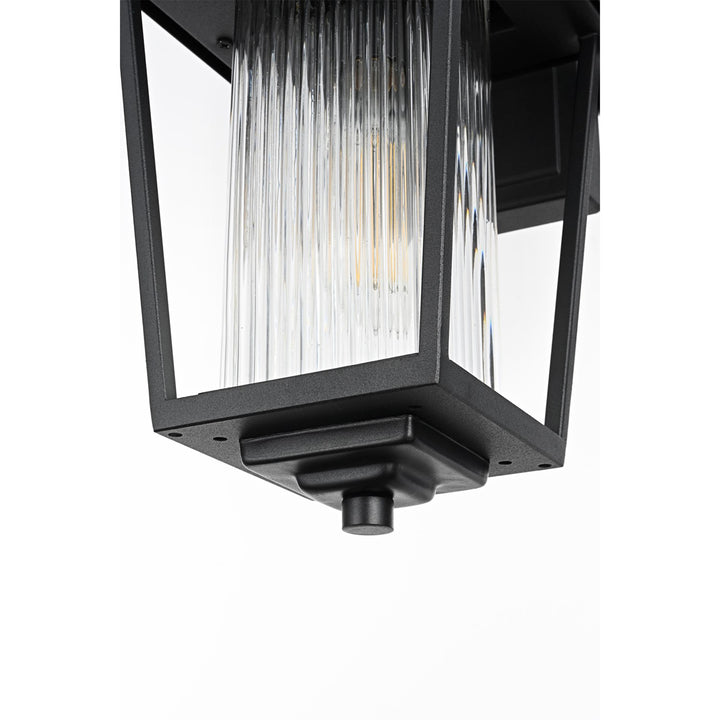 6.5 Inch Outdoor Wall Sconce in Black - View 6 - Joshua Marshal
