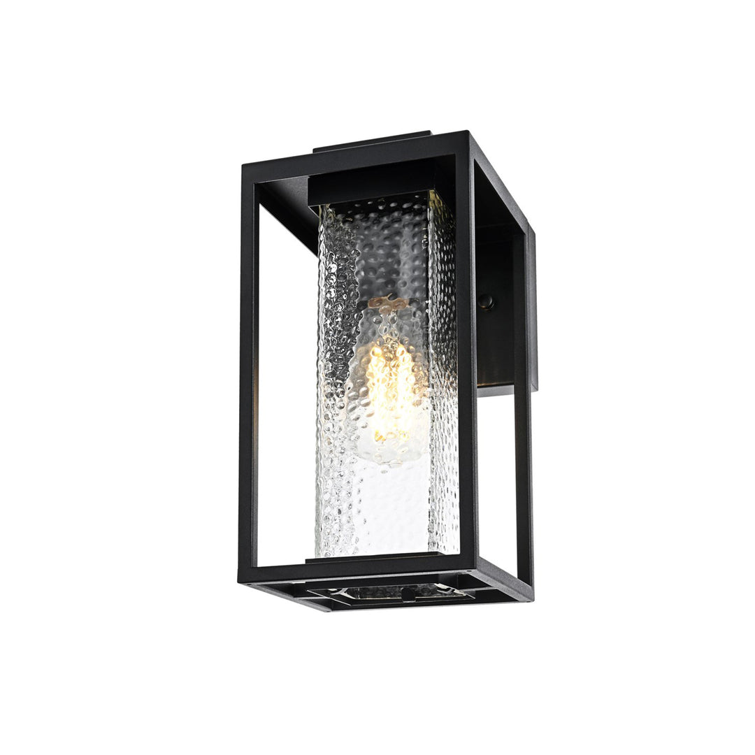 6 Inch Outdoor Wall Sconce in Black - View 4 - Joshua Marshal