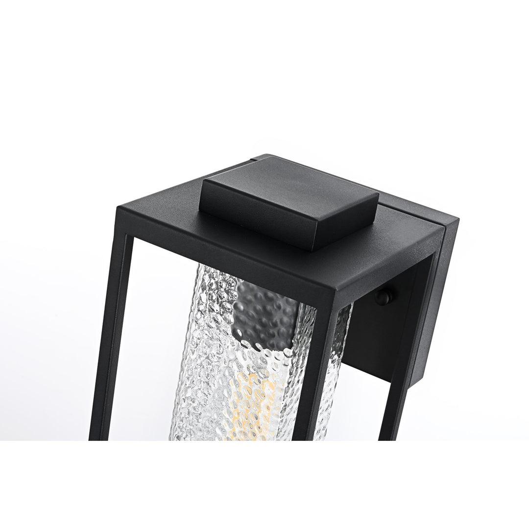 6 Inch Outdoor Wall Sconce in Black - View 5 - Joshua Marshal