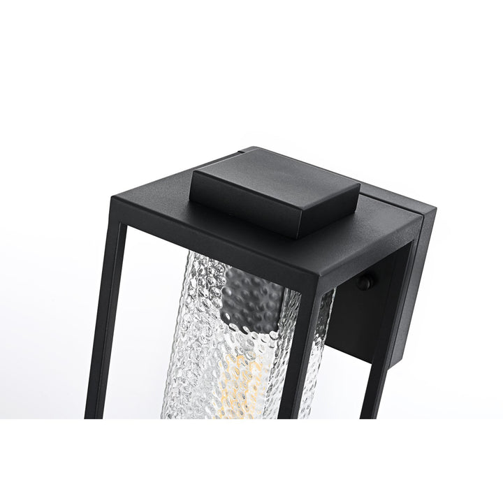 6 Inch Outdoor Wall Sconce in Black - View 5 - Joshua Marshal