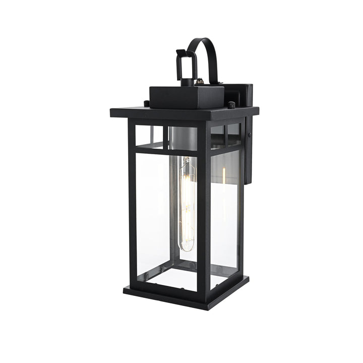 6.5 Inch Outdoor Wall Sconce in Black - View 4 - Joshua Marshal