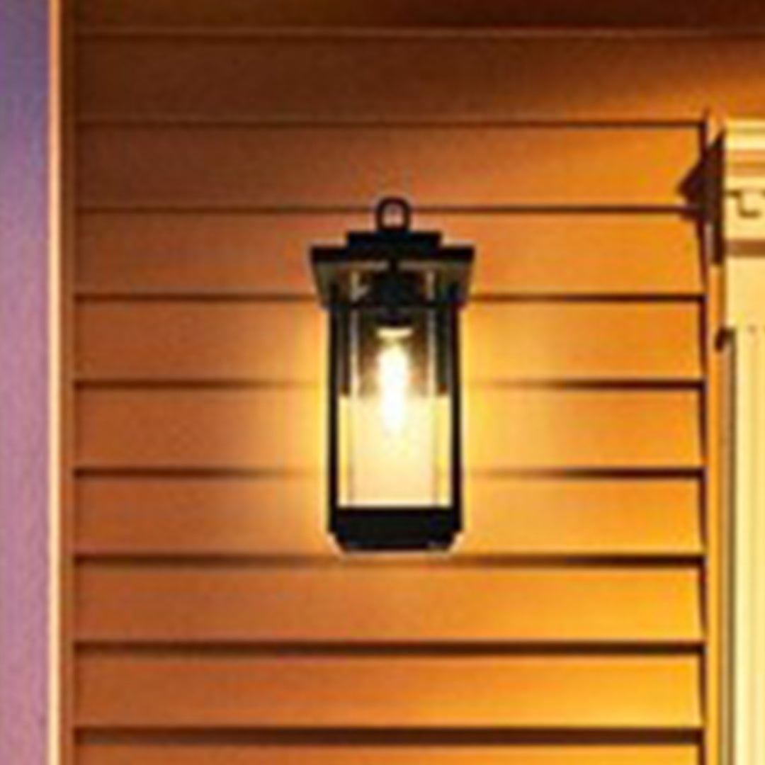 6 Inch Outdoor Wall Sconce in Black Black Finish - LIGHTING by Joshua Marshal