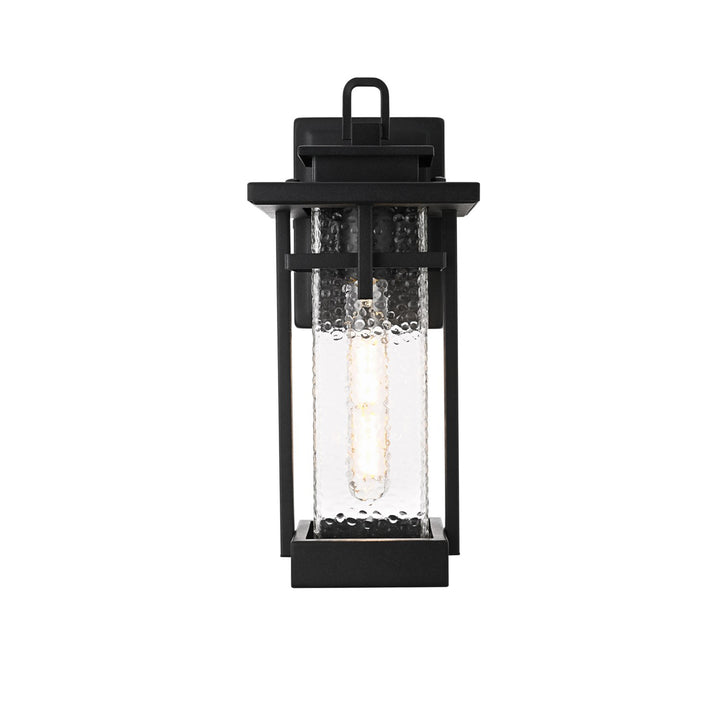 6 Inch Outdoor Wall Sconce in Black - View 3 - Joshua Marshal