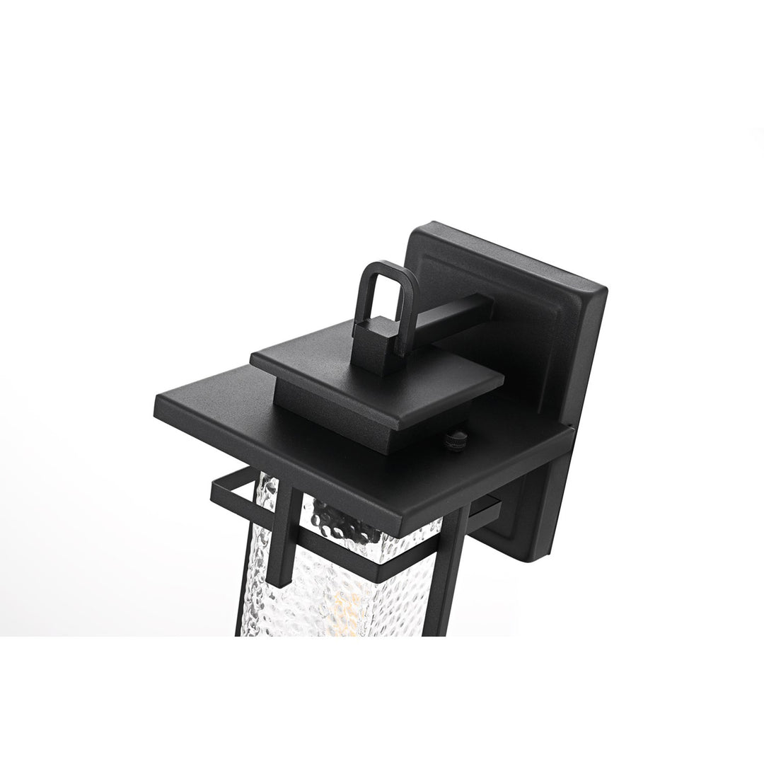 6 Inch Outdoor Wall Sconce in Black - View 5 - Joshua Marshal