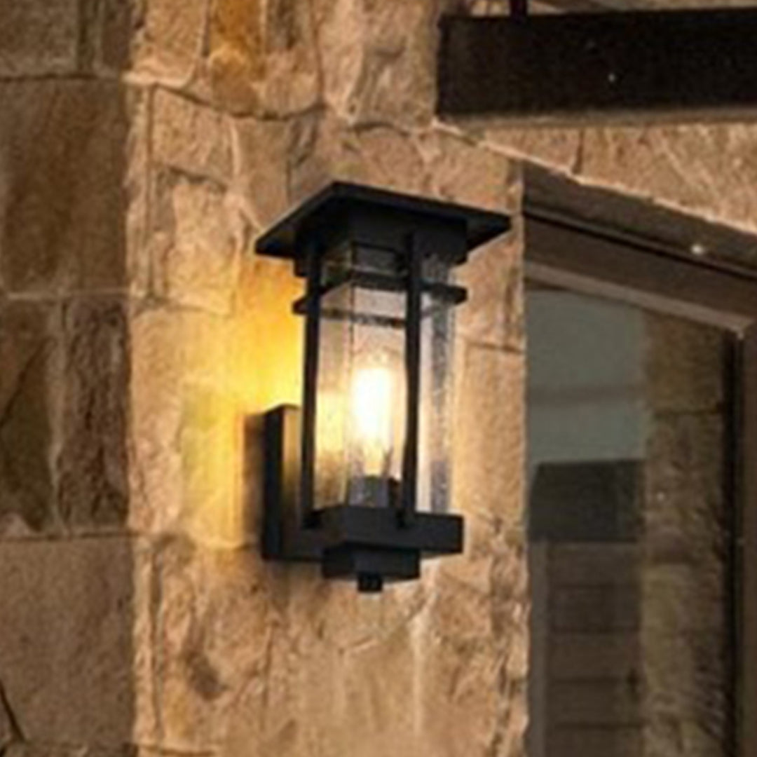 6.5 Inch Outdoor Wall Sconce in Black Black Finish - LIGHTING by Joshua Marshal