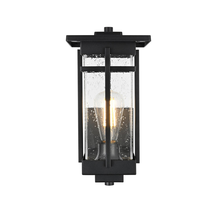 6.5 Inch Outdoor Wall Sconce in Black - View 3 - Joshua Marshal
