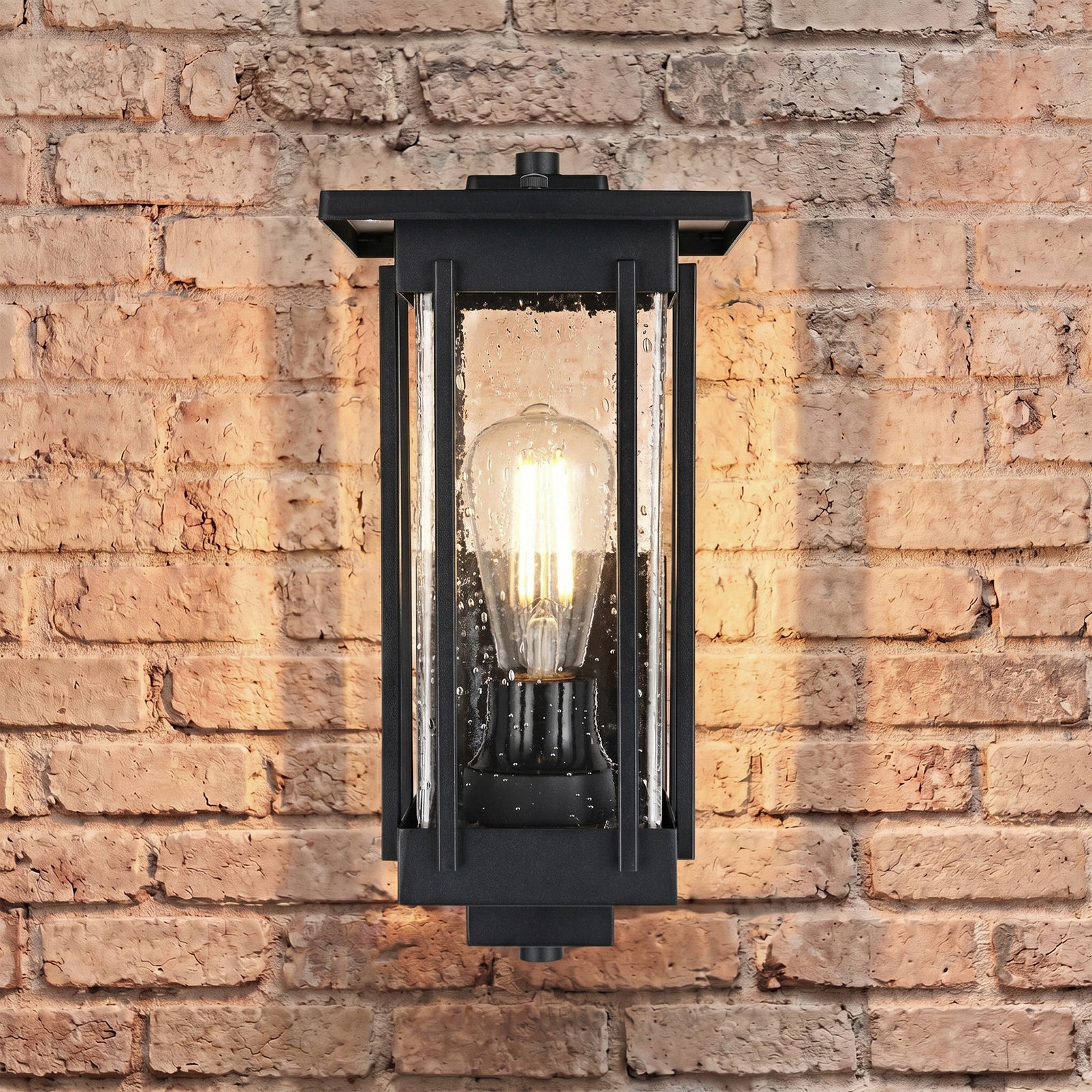 6.5 Inch Outdoor Wall Sconce in Black Black Finish - LIGHTING by Joshua Marshal