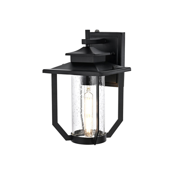 7 Inch Outdoor Wall Sconce in Black - View 4 - Joshua Marshal