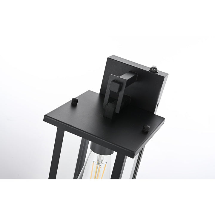 6 Inch Outdoor Wall Sconce in Black - View 5 - Joshua Marshal