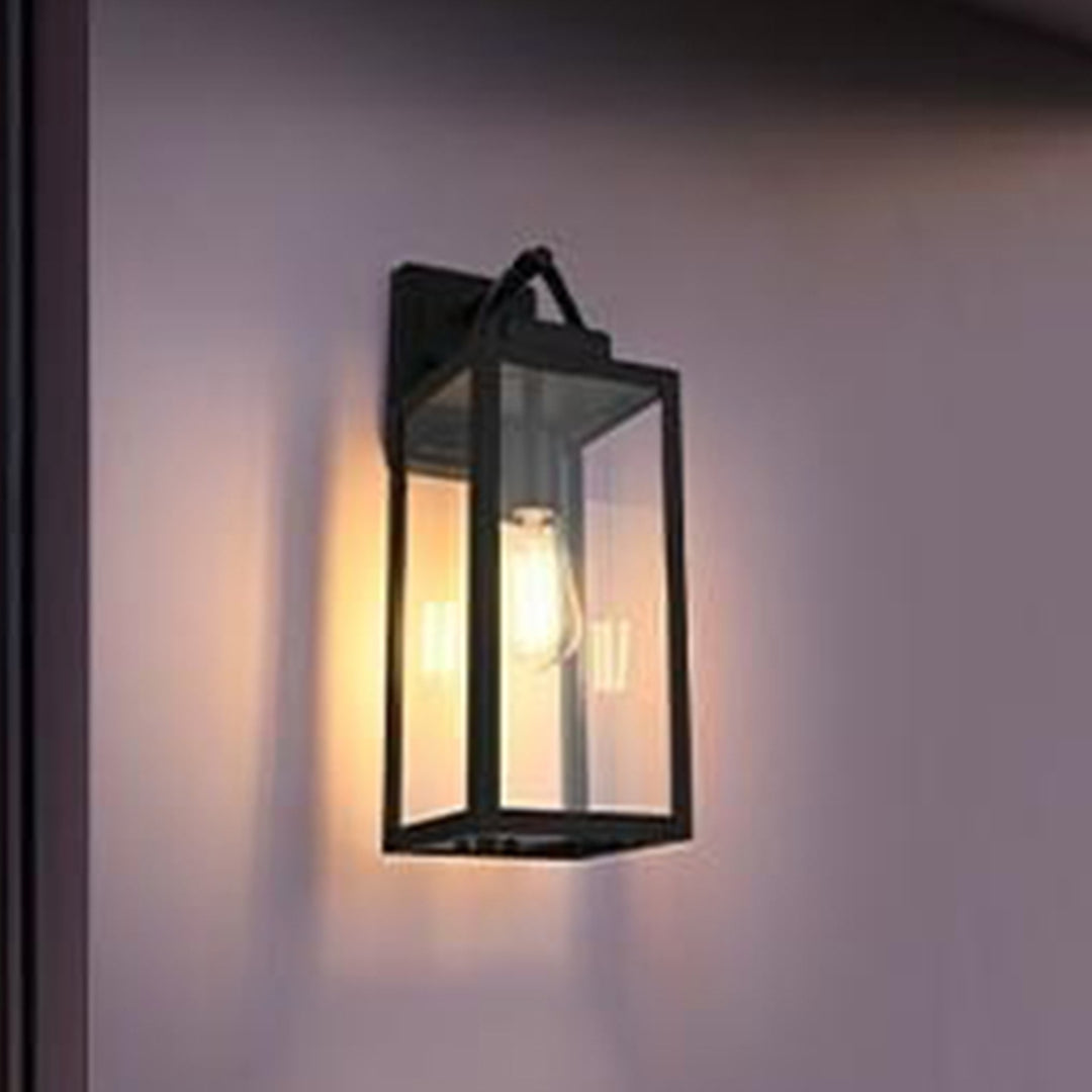 6 Inch Outdoor Wall Sconce in Black Black Finish - LIGHTING by Joshua Marshal
