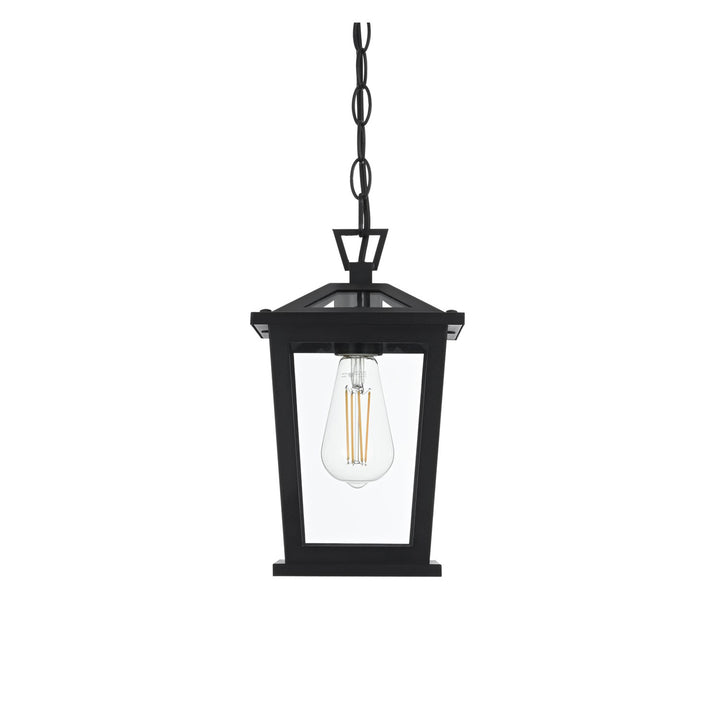 7 Inch Outdoor Pendant In Black - View 3 - Joshua Marshal