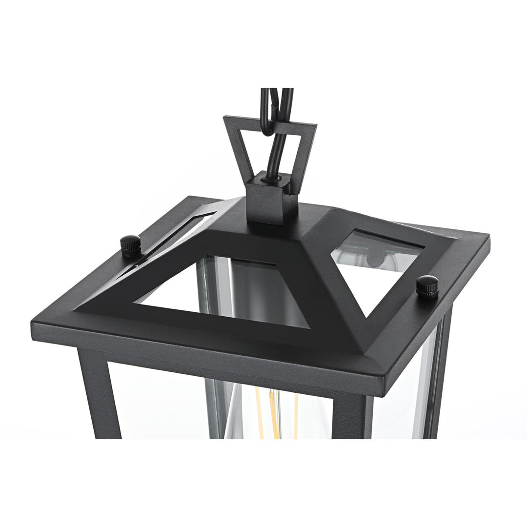 7 Inch Outdoor Pendant In Black - View 4 - Joshua Marshal