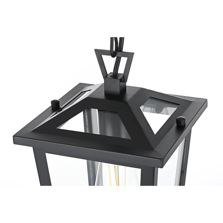 7 Inch Outdoor Pendant In Black - View 4 - Joshua Marshal