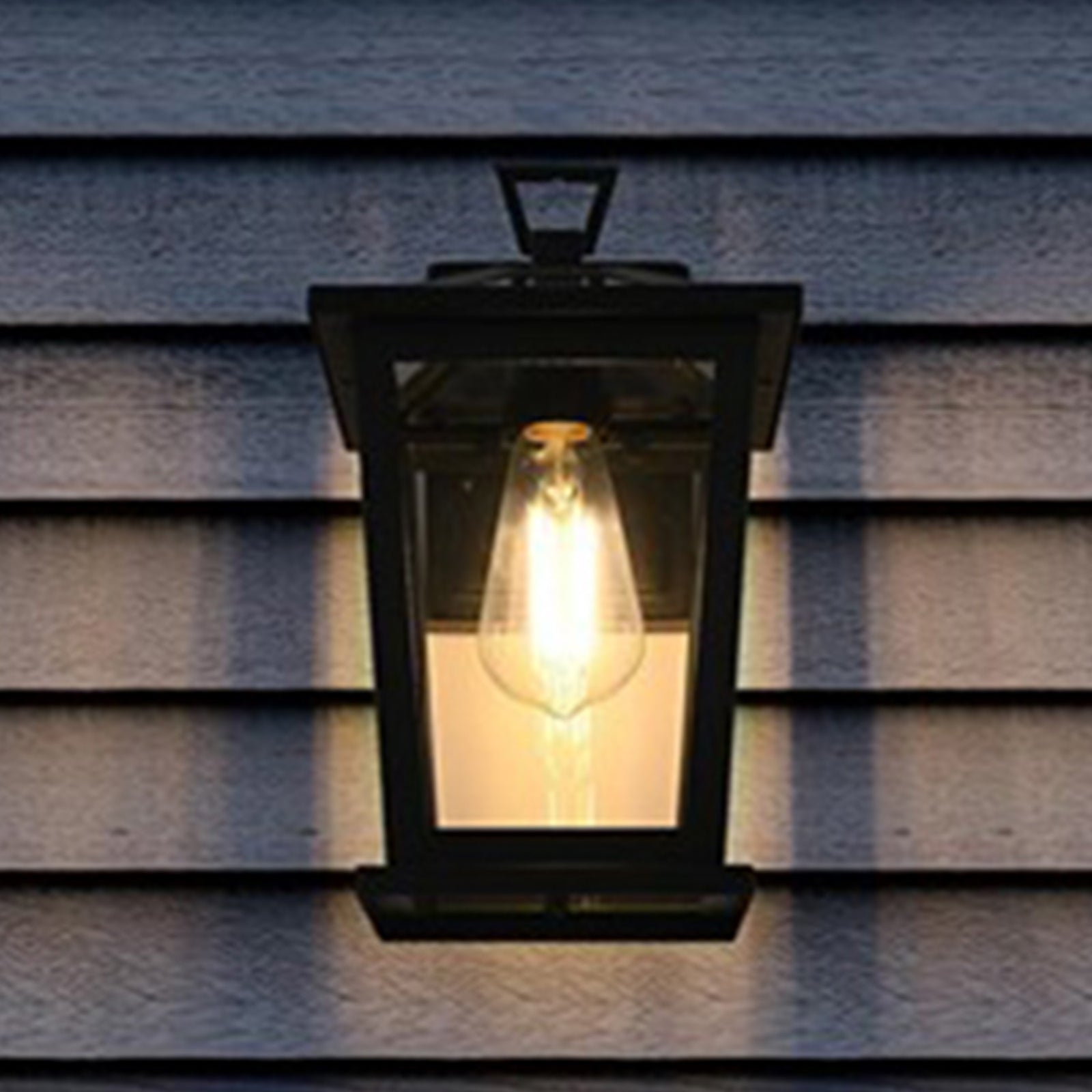 7 Inch Outdoor Wall Sconce in Black Black Finish - LIGHTING by Joshua Marshal