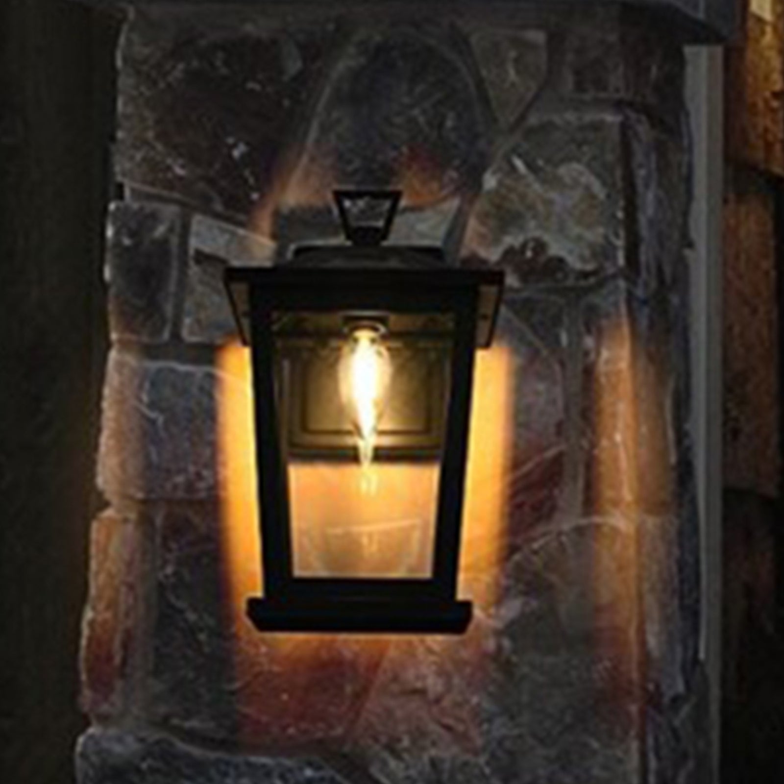 7 Inch Outdoor Wall Sconce in Black Black Finish - LIGHTING by Joshua Marshal
