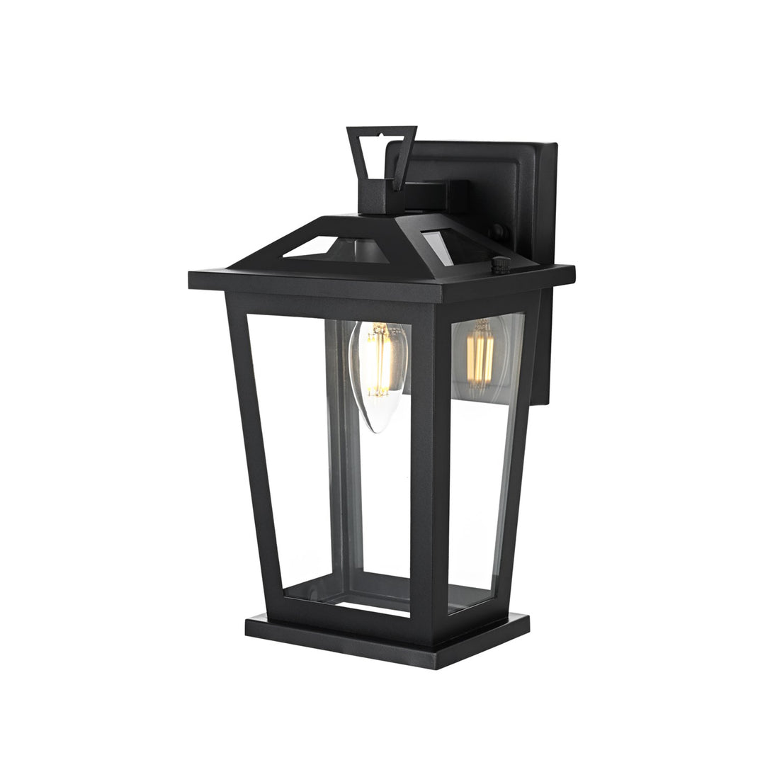 7 Inch Outdoor Wall Sconce in Black - View 4 - Joshua Marshal