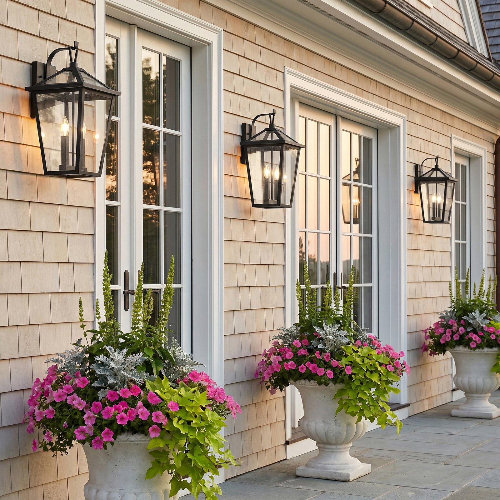 12 Inch Outdoor Wall Sconce in Black - View 2 - Joshua Marshal