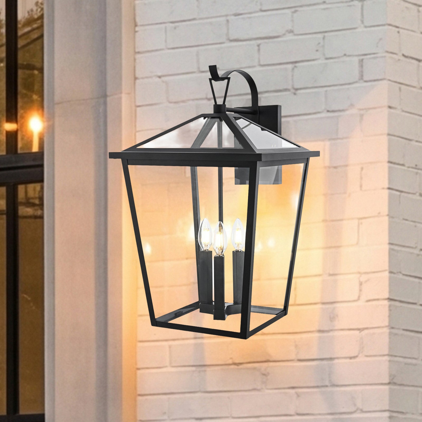 14 Inch Outdoor Wall Sconce in Black Black Finish - LIGHTING by Joshua Marshal