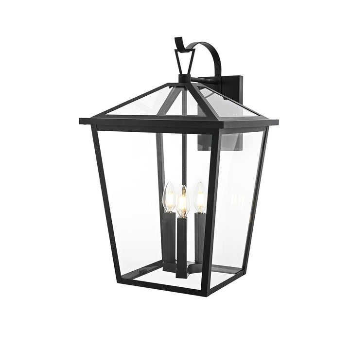 14 Inch Outdoor Wall Sconce in Black - View 4 - Joshua Marshal