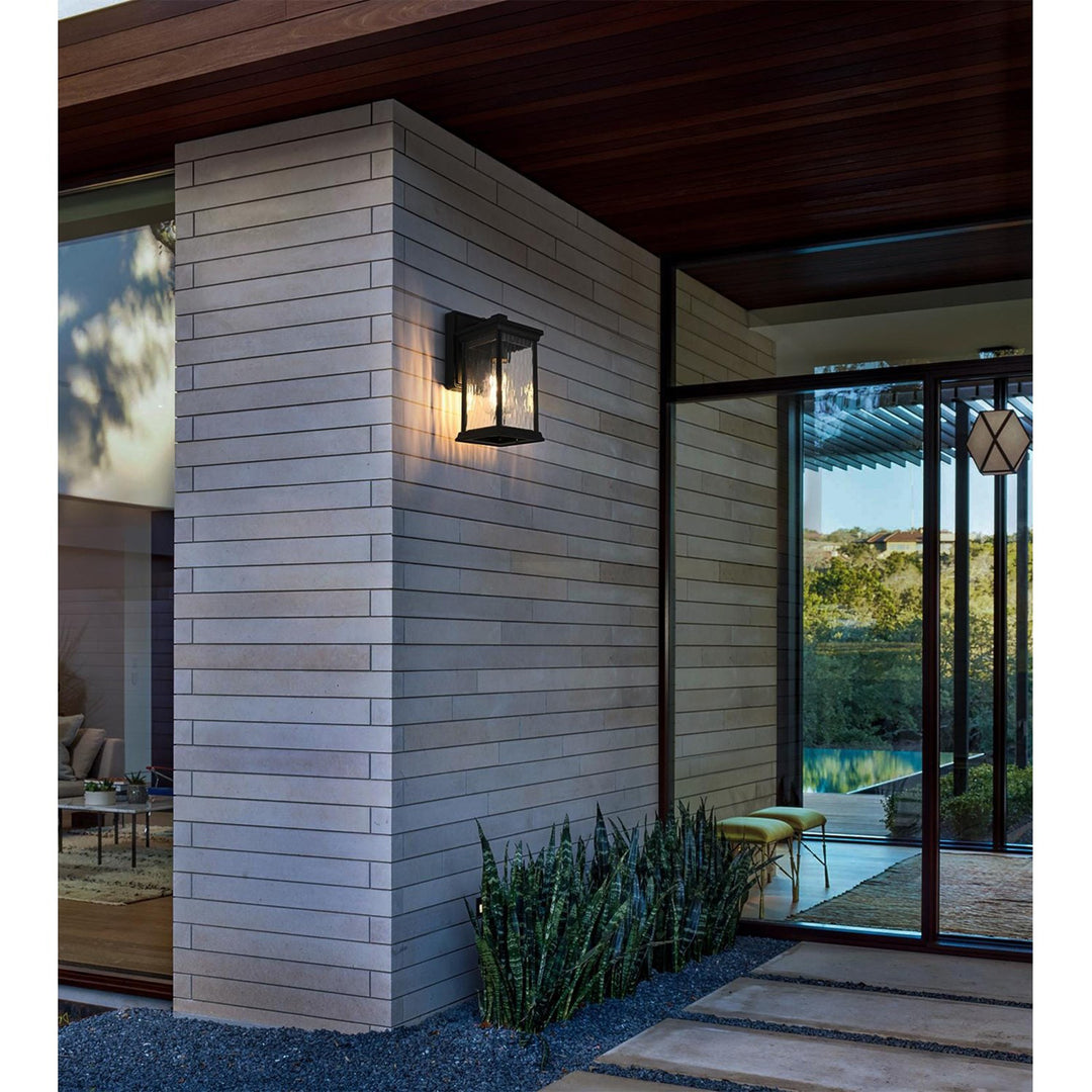 5 Inch Outdoor Wall Sconce in Black - View 2 - Joshua Marshal