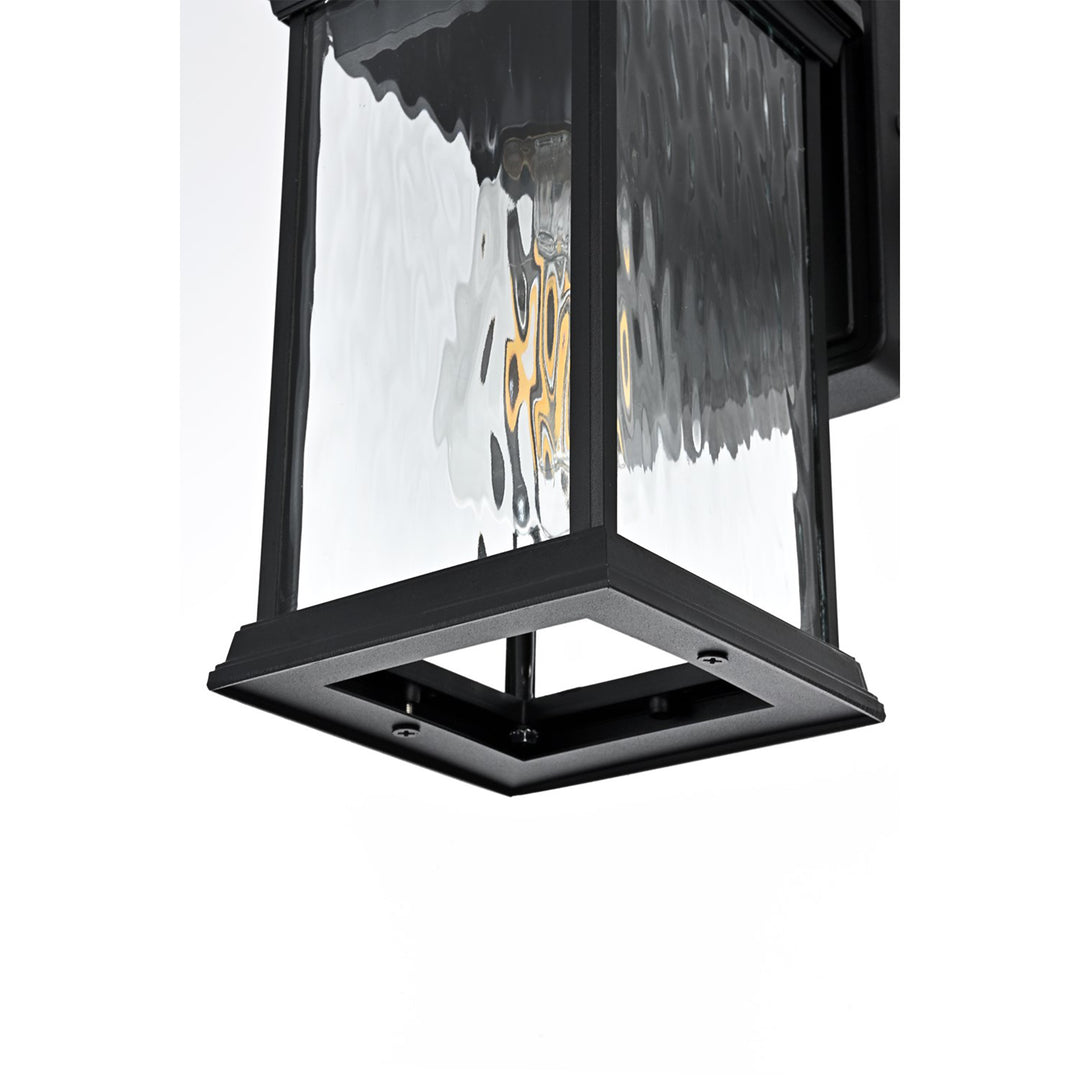 5 Inch Outdoor Wall Sconce in Black - View 5 - Joshua Marshal