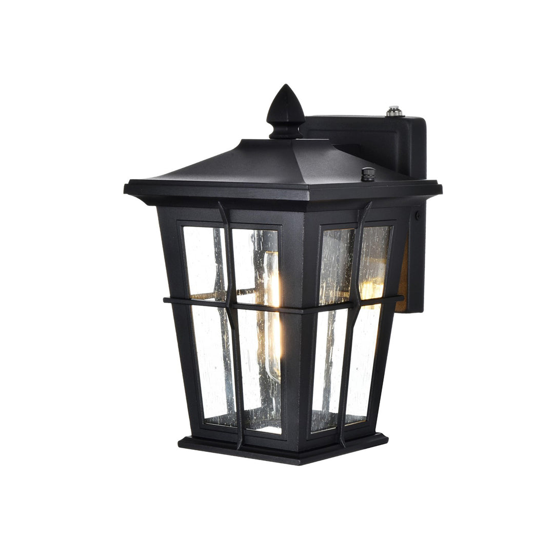7 Inch Outdoor Wall Sconce in Black - View 4 - Joshua Marshal