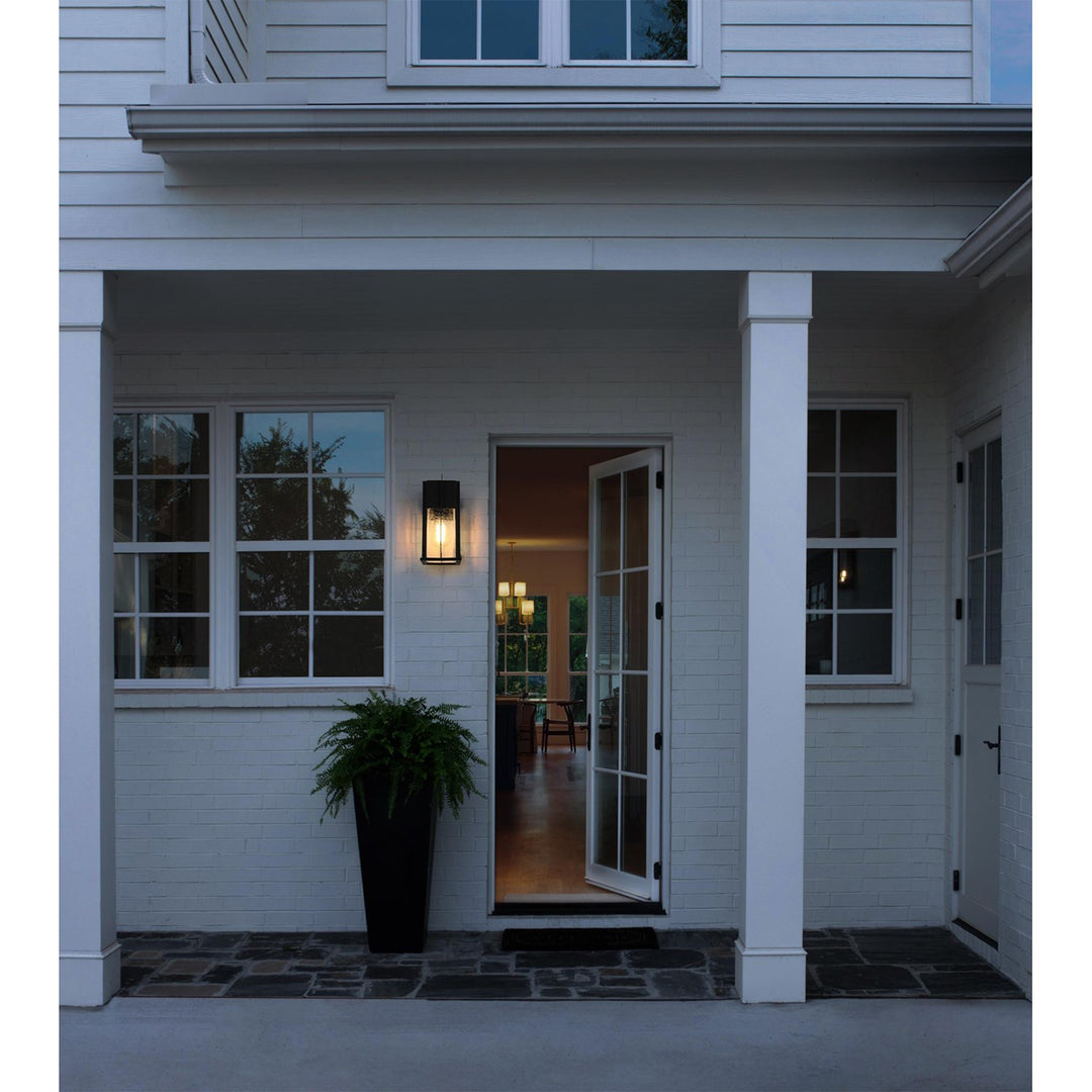 5 Inch Outdoor Wall Sconce in Black - View 2 - Joshua Marshal