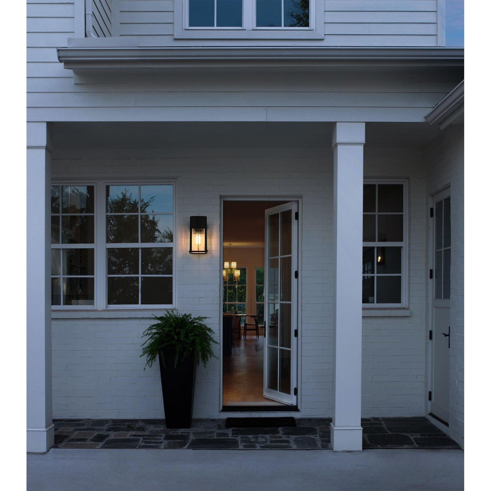 5 Inch Outdoor Wall Sconce in Black - View 2 - Joshua Marshal