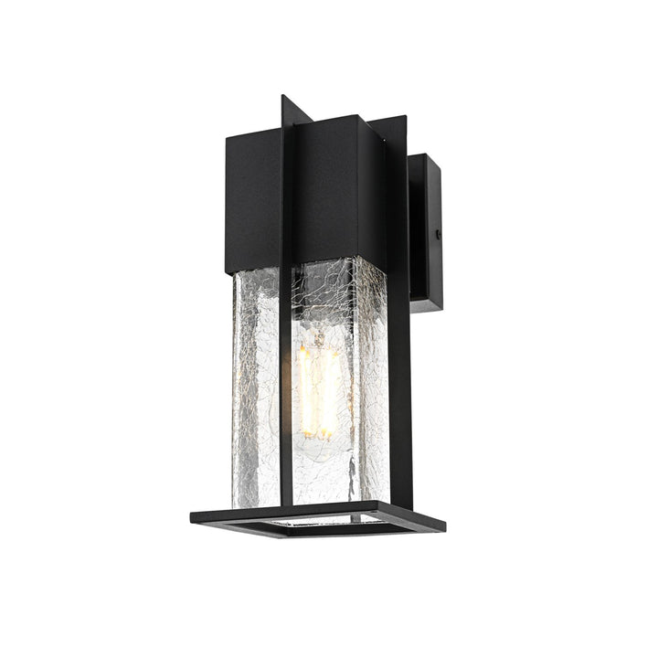 5 Inch Outdoor Wall Sconce in Black - View 3 - Joshua Marshal