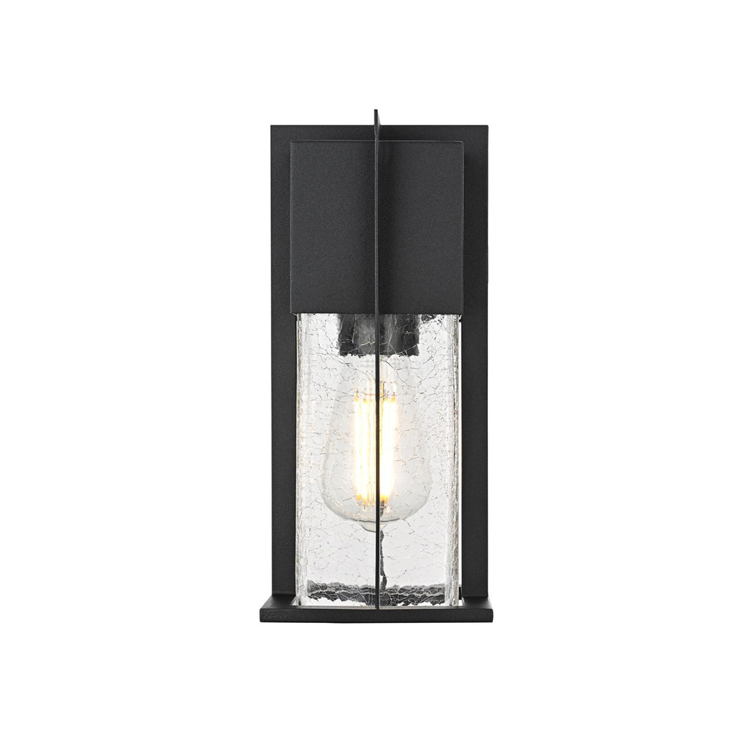 5 Inch Outdoor Wall Sconce in Black - View 4 - Joshua Marshal