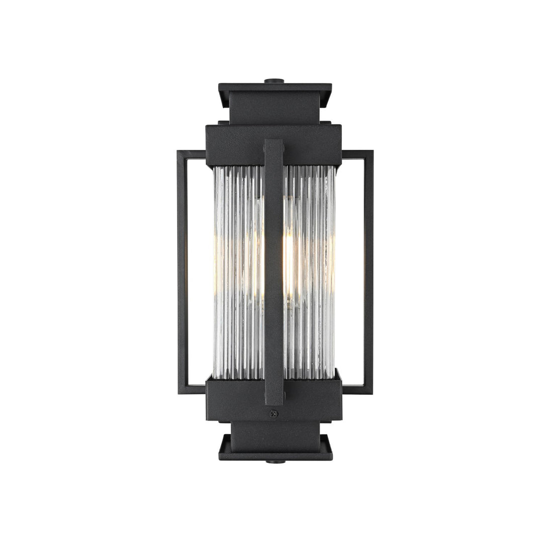 7 Inch Outdoor Wall Sconce in Black - View 4 - Joshua Marshal