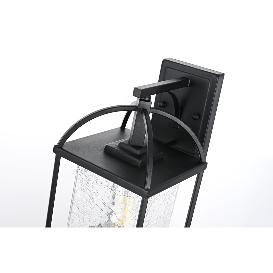 7 Inch Outdoor Wall Sconce in Black - View 4 - Joshua Marshal