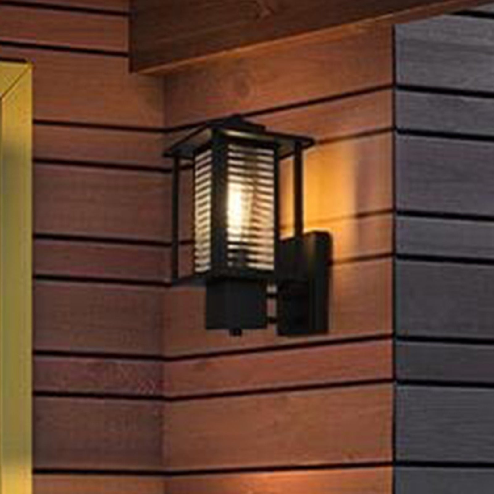 7 Inch Outdoor Wall Sconce in Black Black Finish - LIGHTING by Joshua Marshal