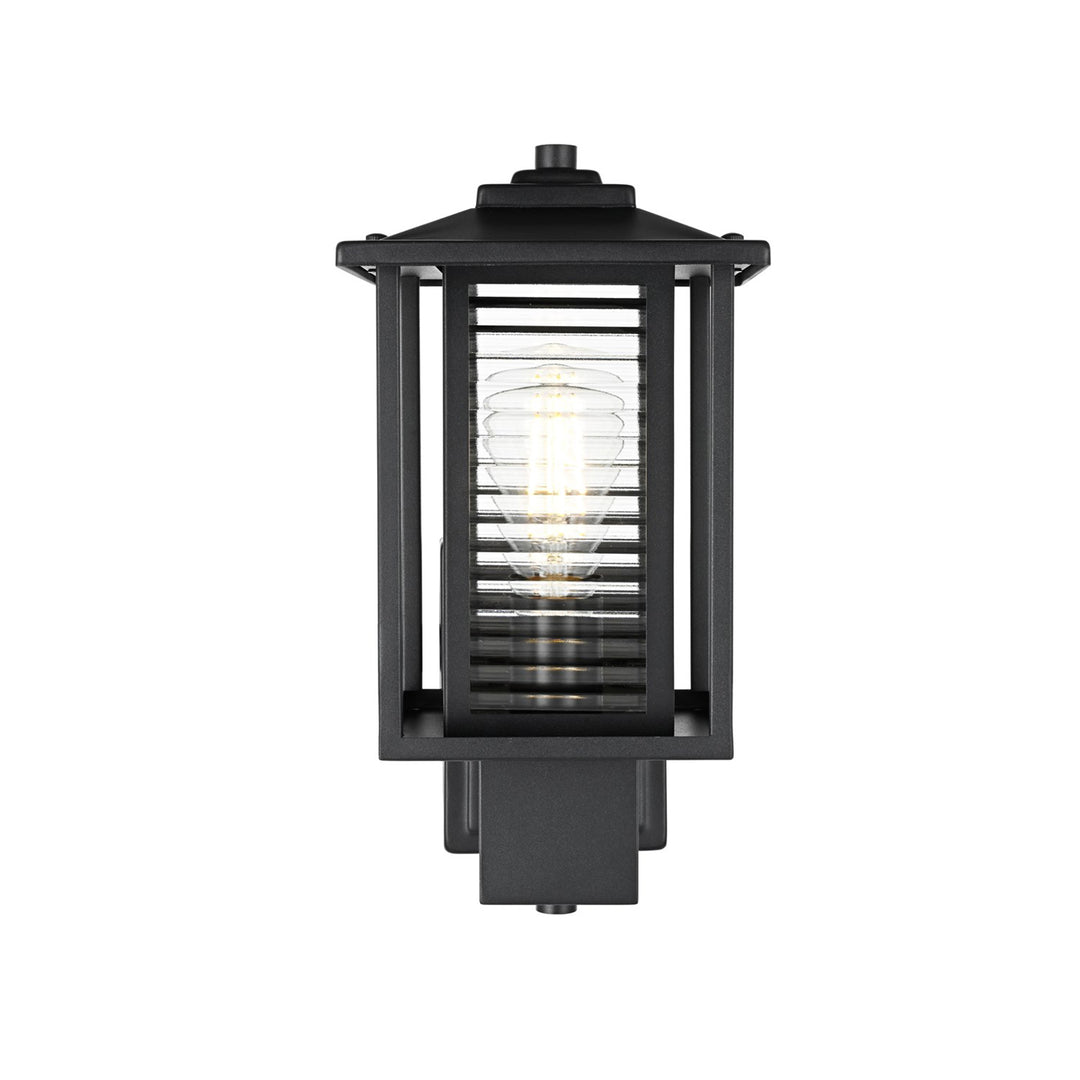 7 Inch Outdoor Wall Sconce in Black - View 3 - Joshua Marshal