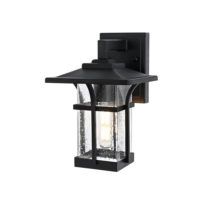 7 Inch Outdoor Wall Sconce in Black - View 4 - Joshua Marshal
