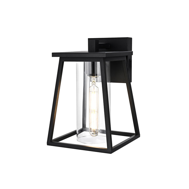 7 Inch Outdoor Wall Sconce in Black - View 4 - Joshua Marshal